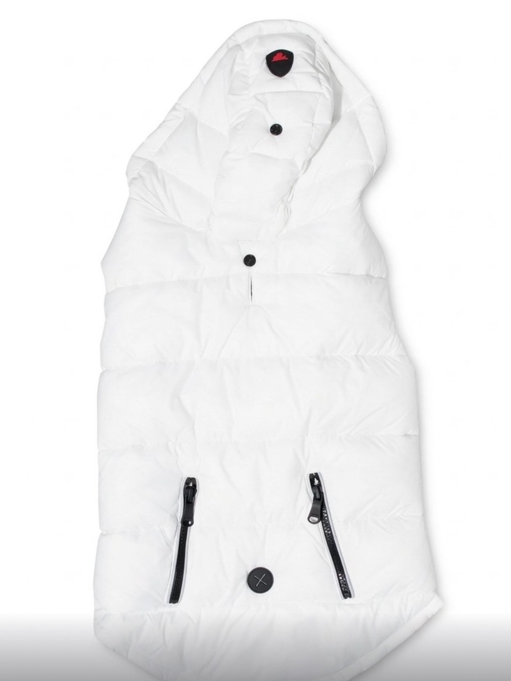 White Puffer Dog Vest -Pajar Brand Insulated Pet Jacket - Picture 6 of 6